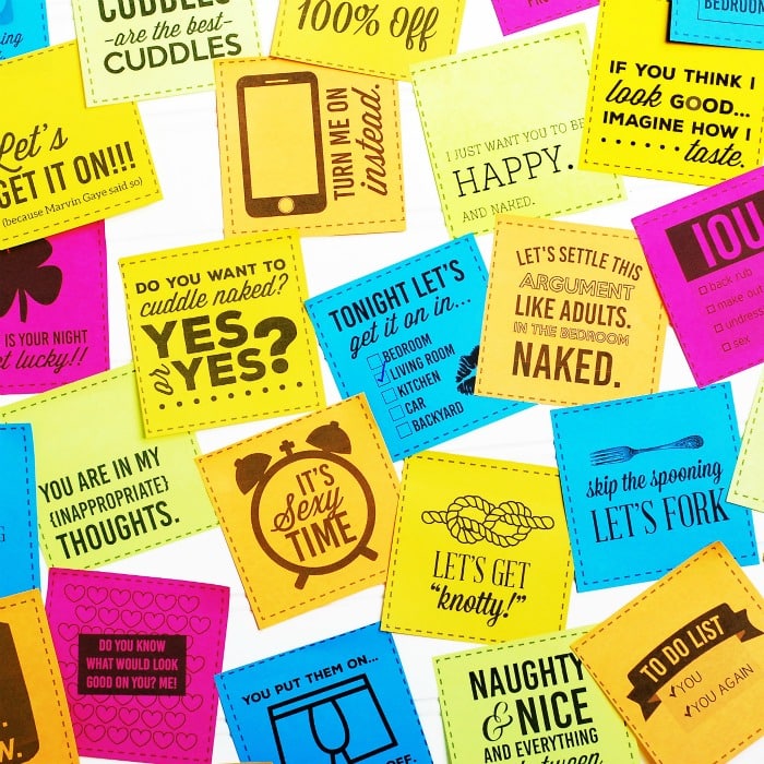 Sexy Sticky Note Pack – The Dating Divas